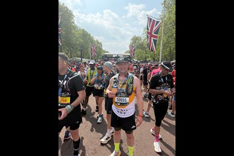 Chris Guy, director and head of business interruption litigation with RLK Solicitors, raised money for the Cystic Fibrosis Trust